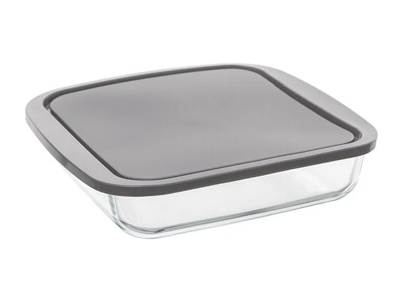 Plat à Four en Verre "Couvercle" 22cm Transparent