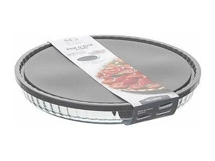 Plat à Tarte en Verre "Couvercle" 27cm Transparent