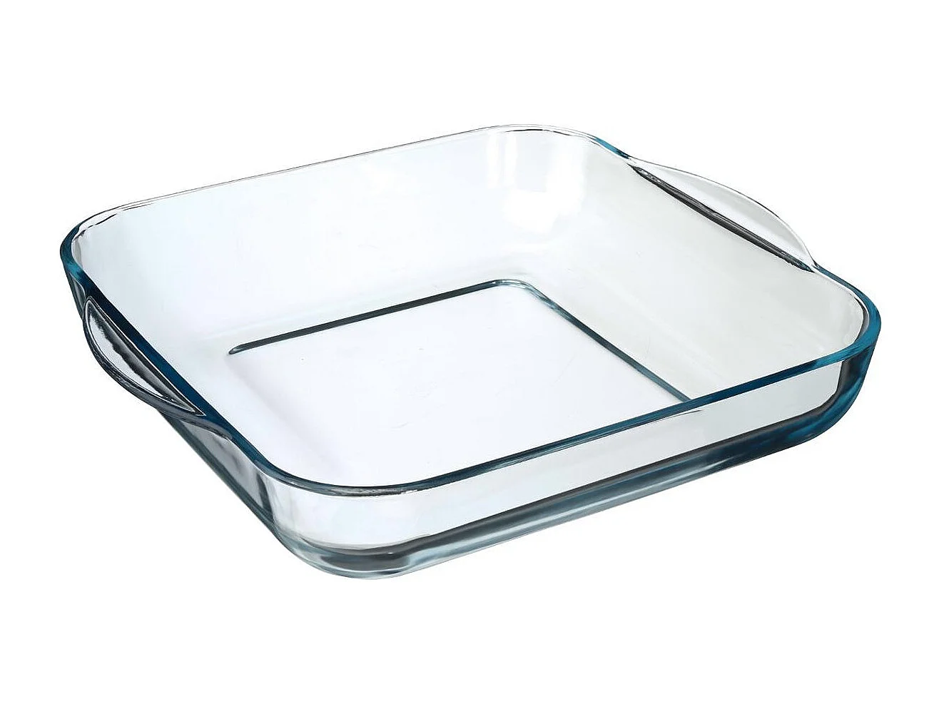 Plat à Four Carré "Verre" 29cm Transparent