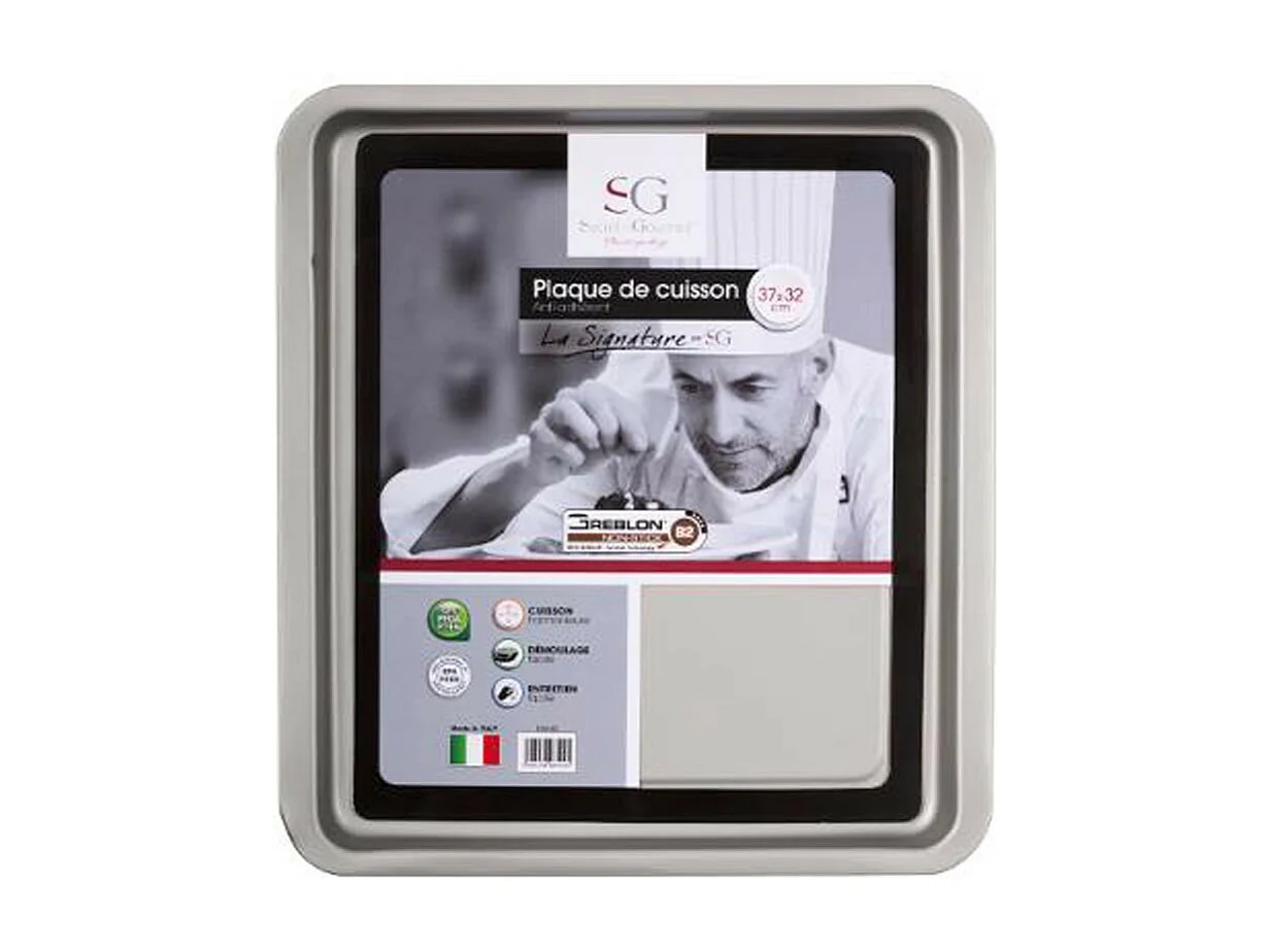 Plaque en Métal Rectangulaire "Signature" 37cm Noir