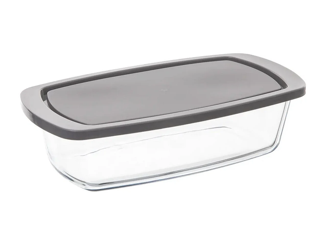 Plat à Gâteau en Verre "Couvercle" 27cm Transparent