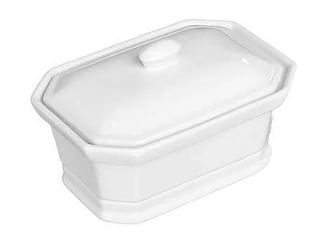 Terrine à Foie Gras en Céramique 17cm Blanc