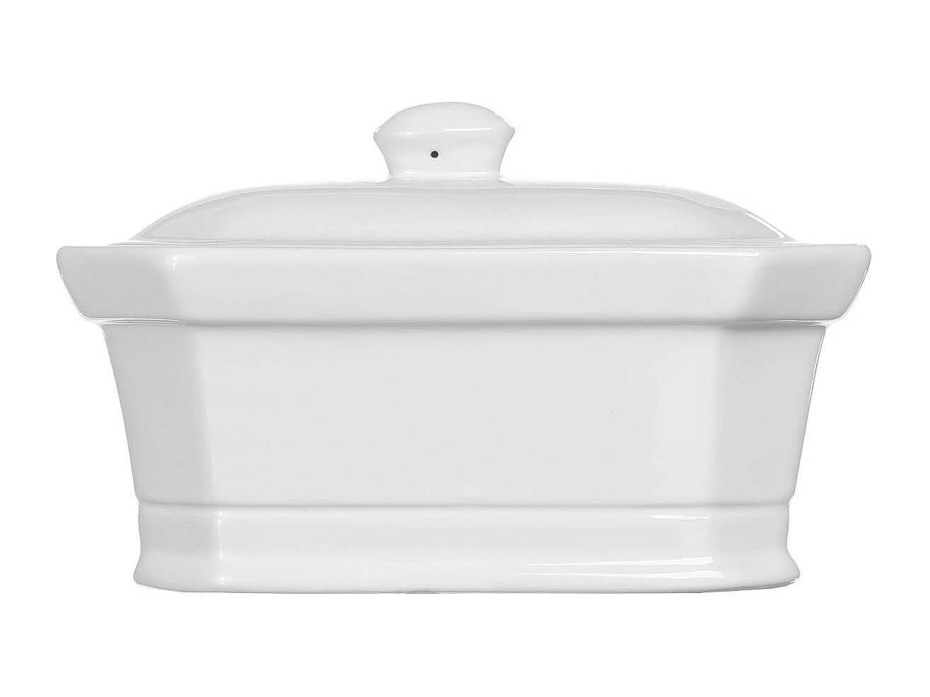 Terrine à Foie Gras en Céramique 17cm Blanc