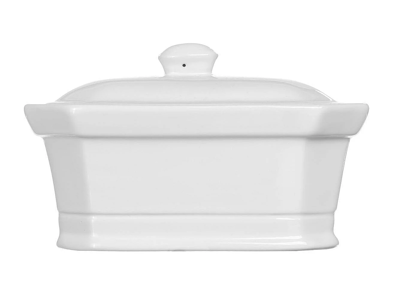 Terrine à Foie Gras en Céramique 17cm Blanc