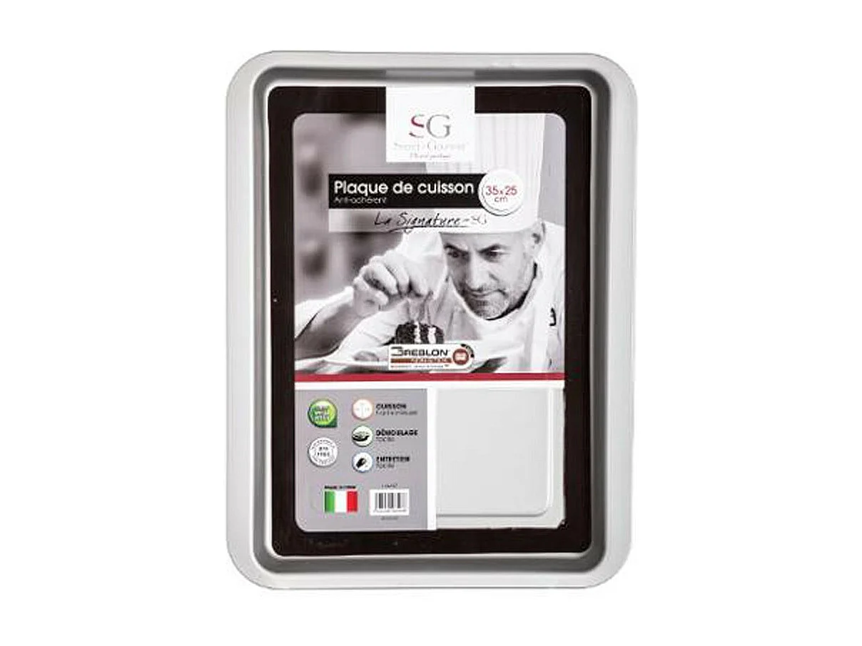 Plaque Rectangulaire "Signature" 35cm Noir