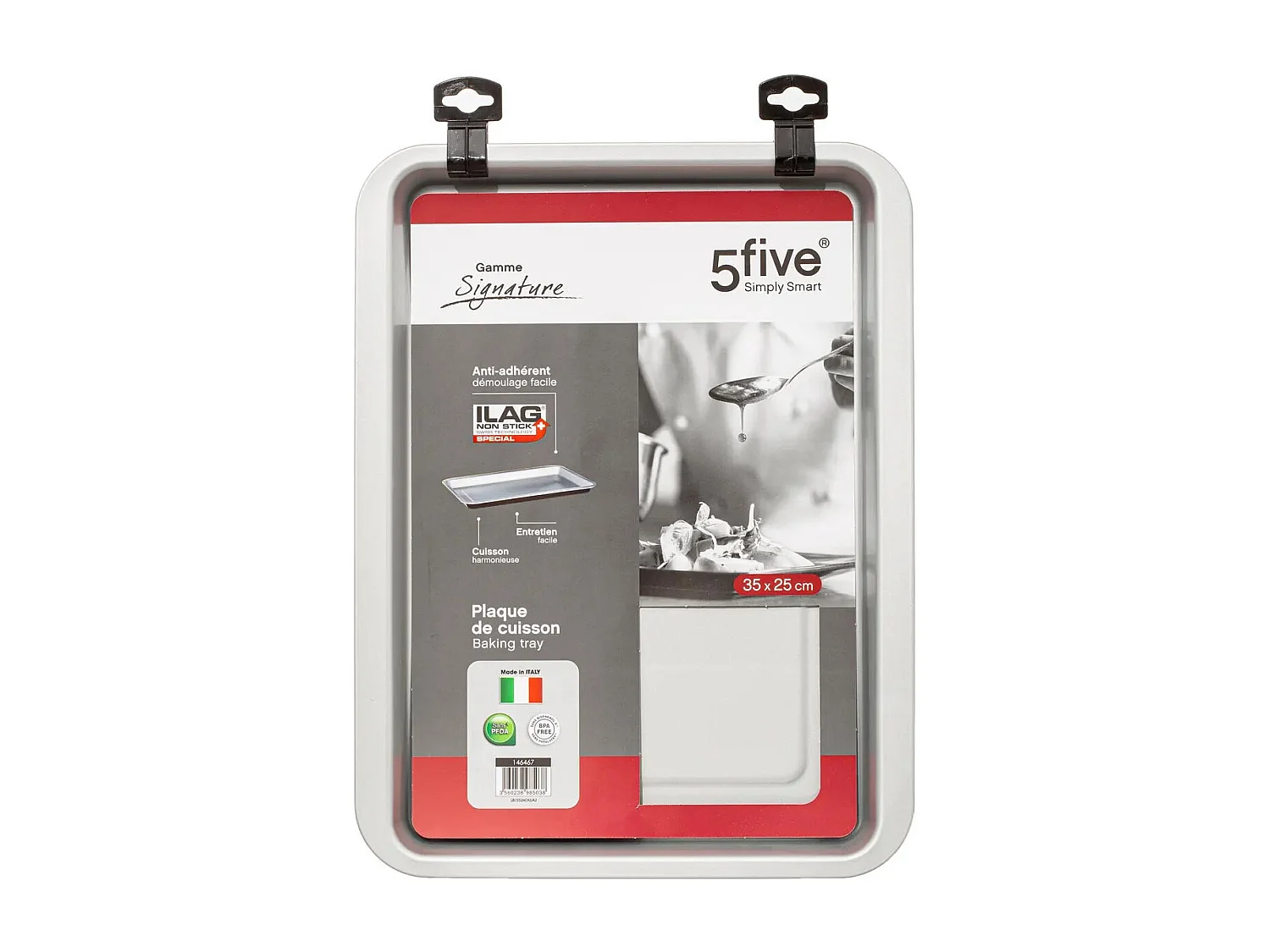 Plaque Rectangulaire "Signature" 35cm Noir