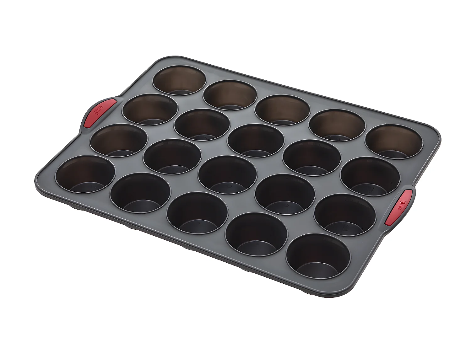 Moule 20 Muffins Silicone "Silitop" 40cm Gris