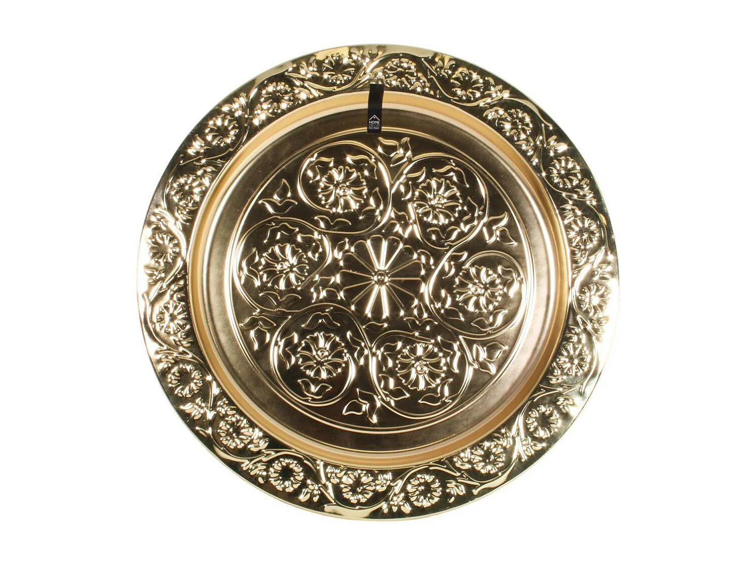 Plateau de Service Vintage "Mirage" 34cm Or