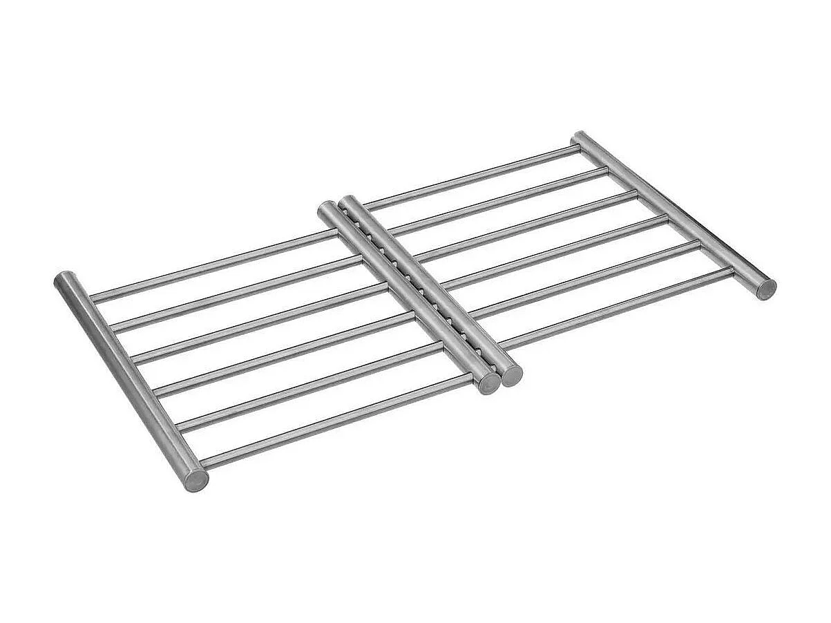 Dessous de Plat Extensible "Inox" 29-50cm Argent