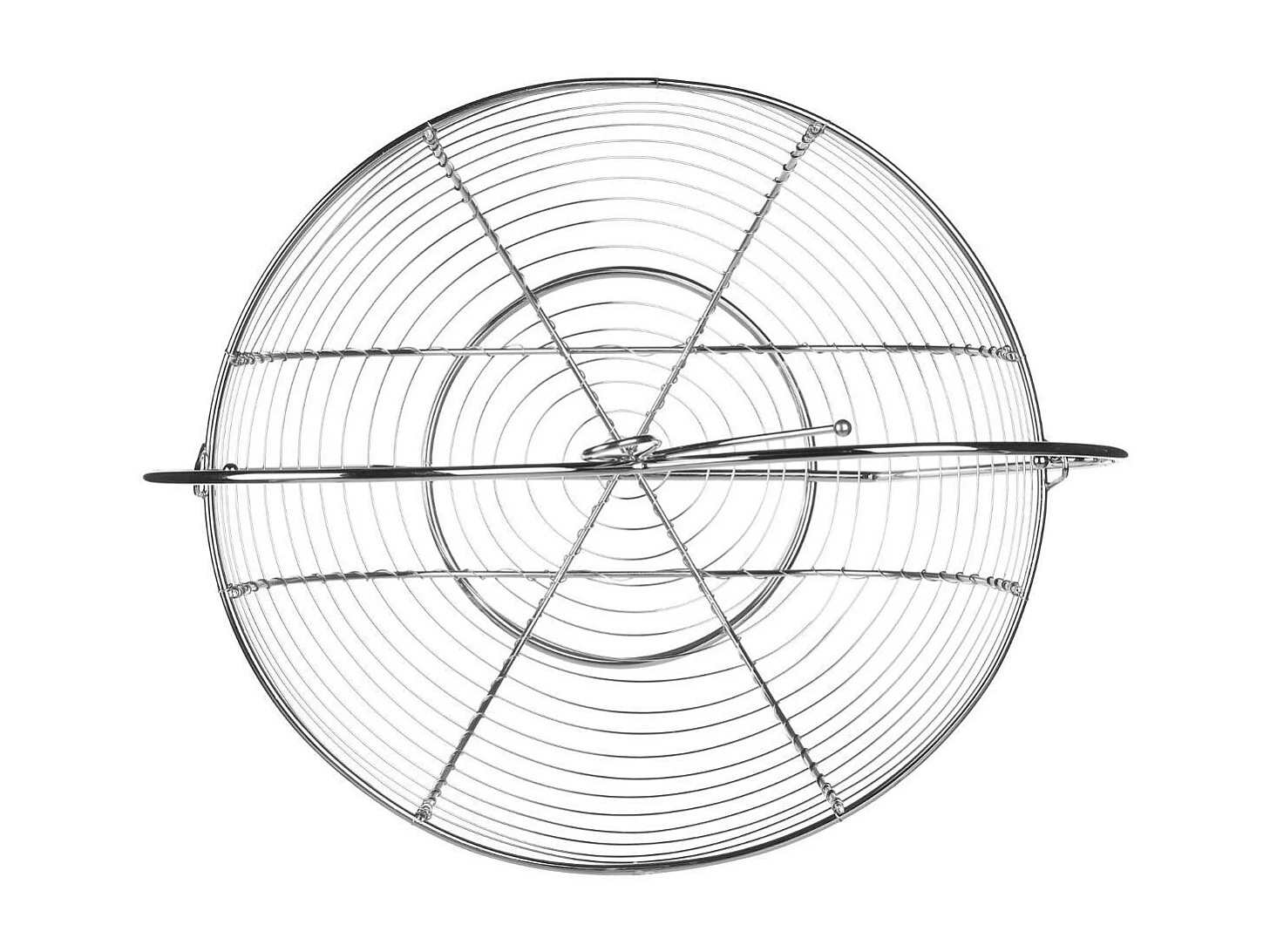 Corbeille à Fruits en Métal "Pomme" 35cm Argent