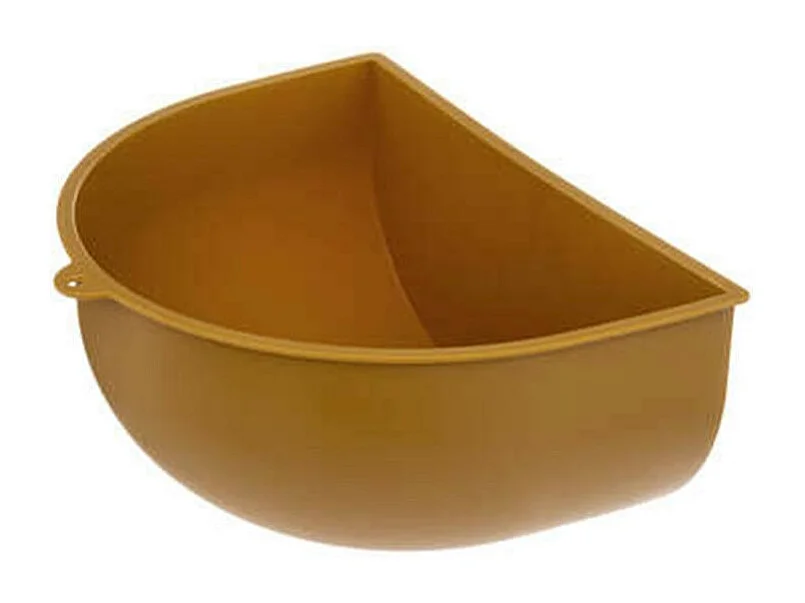 Corbeille en Métal Design "Modern" 30cm Moutarde