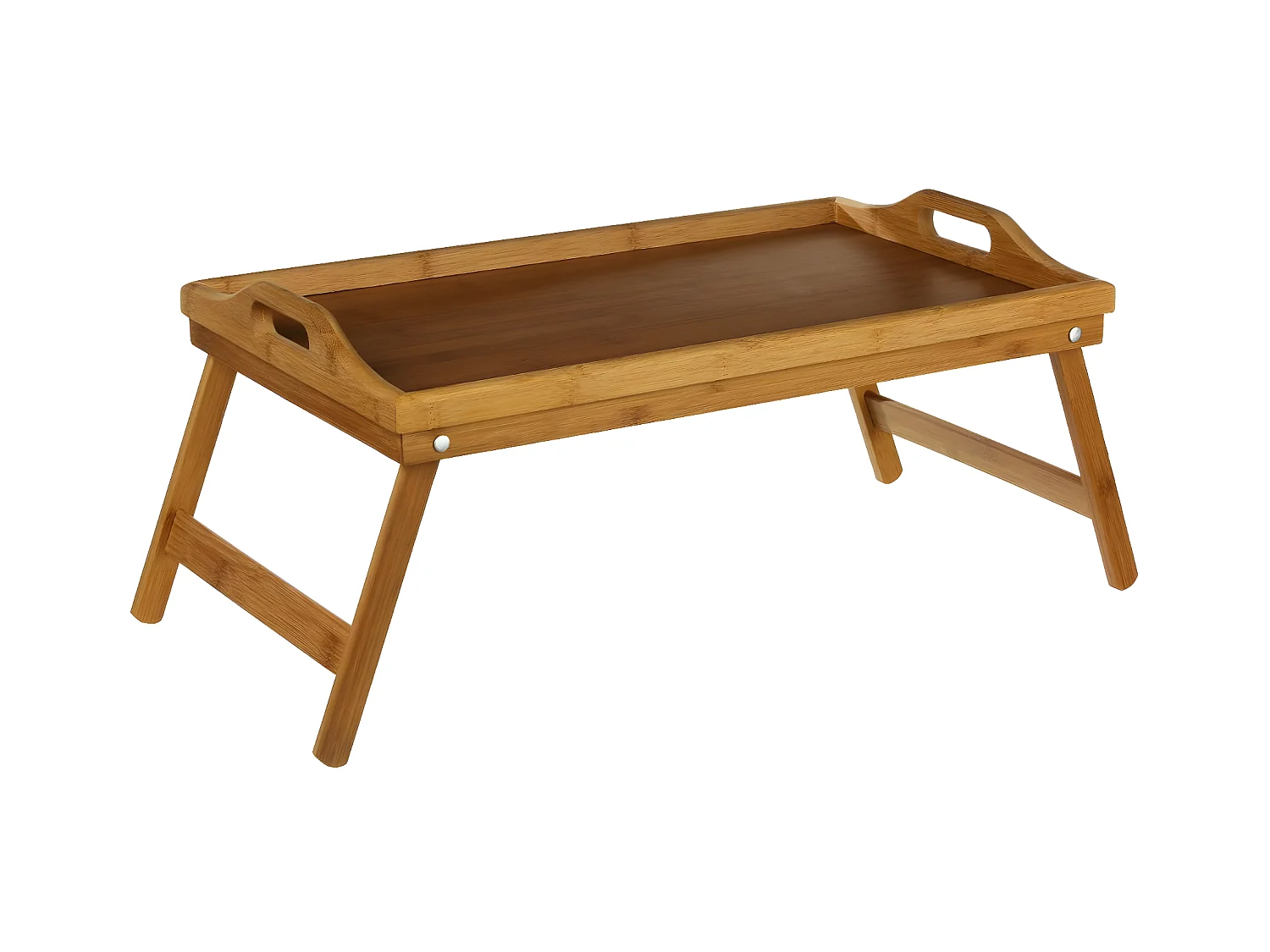 Plateau TV & Petit Déjeuner "Bambou" 50cm Naturel