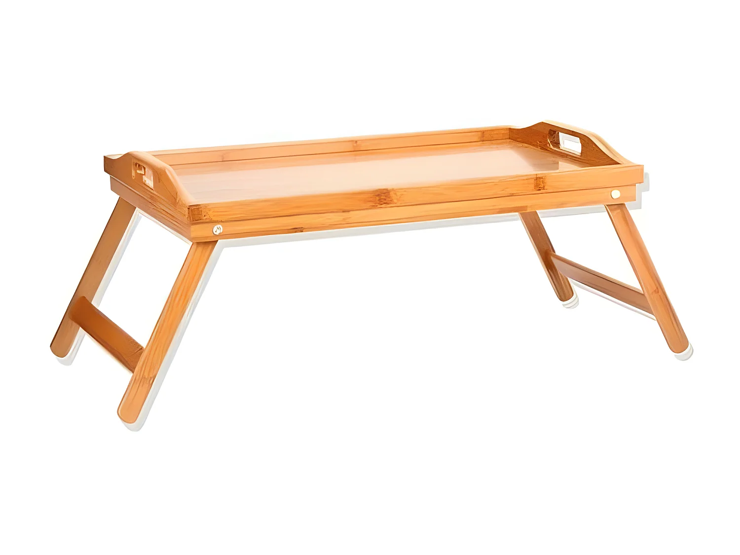 Plateau TV & Petit Déjeuner "Bambou" 50cm Naturel