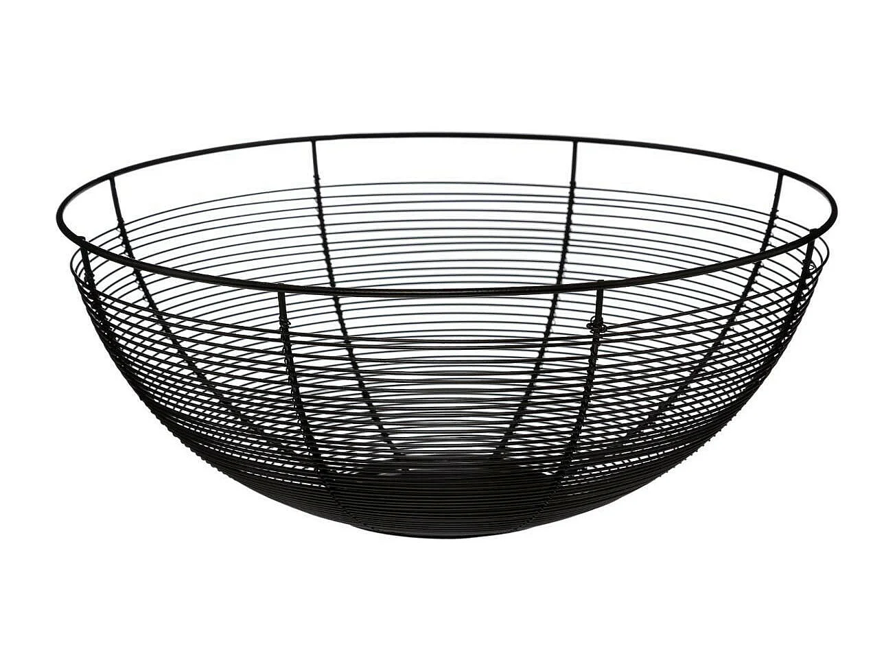 Corbeille à Fruits Design "Contempo" 32cm Noir