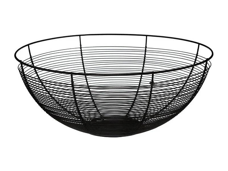 Corbeille à Fruits Design "Contempo" 32cm Noir