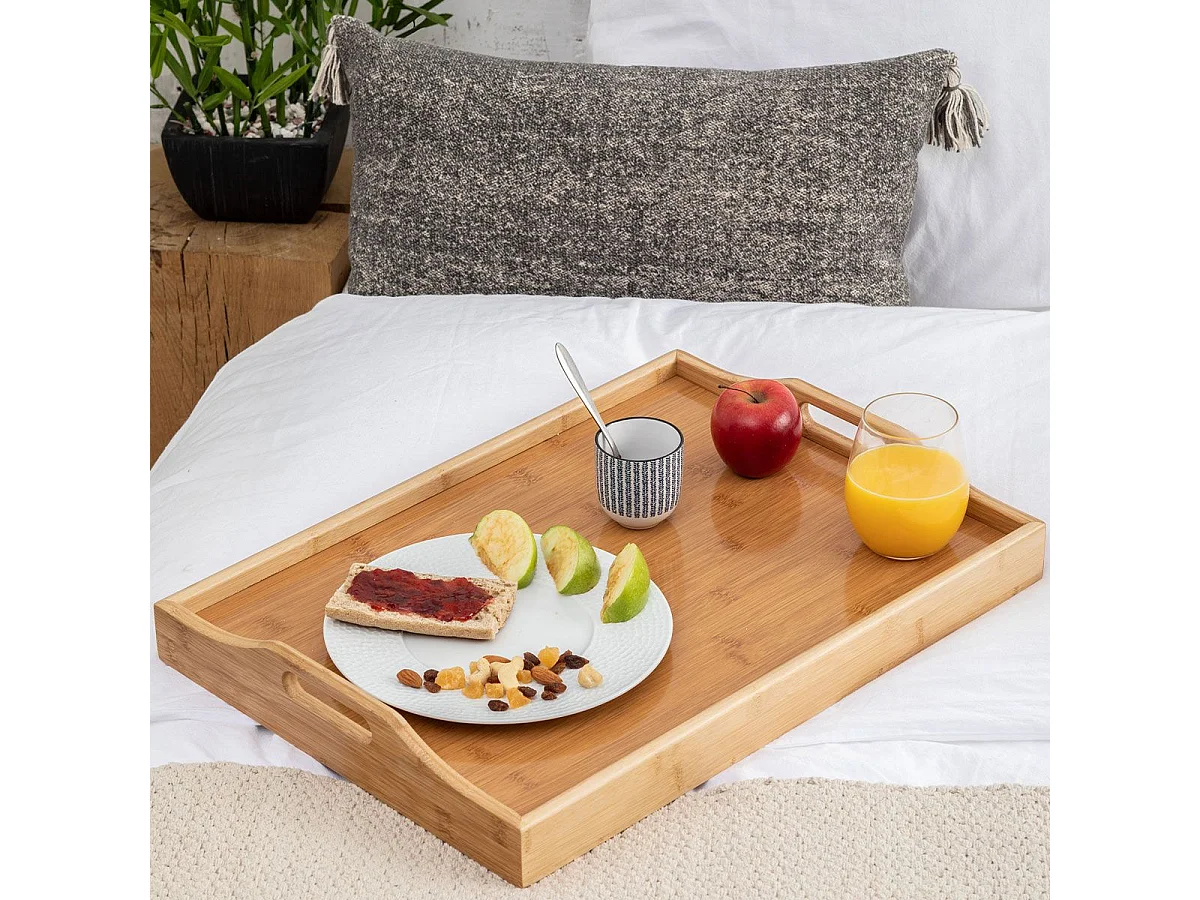 Plateau de Service "Bambou" 44cm Naturel