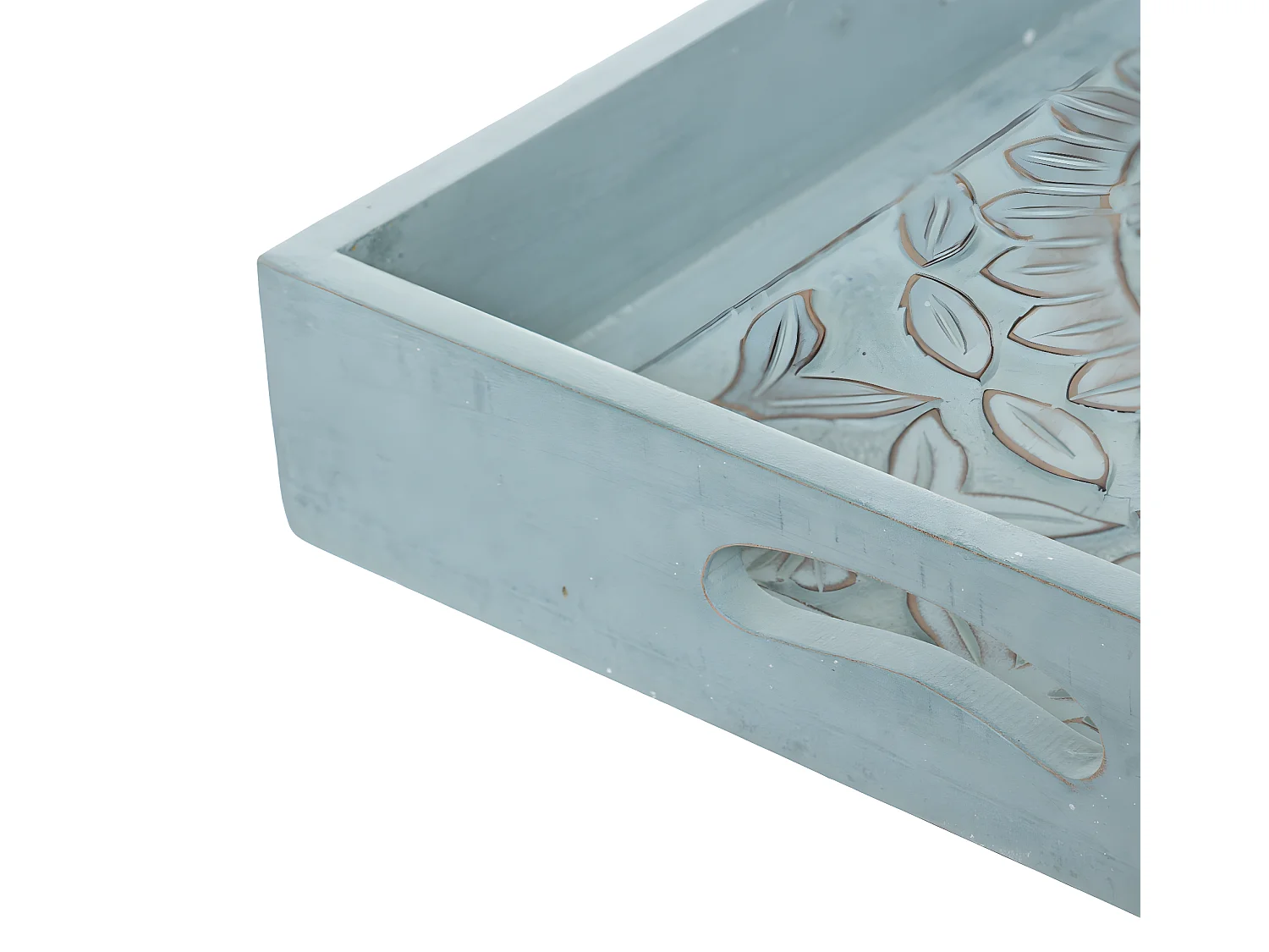 Lot de 3 Plateaux "Idylle Folk" 45cm Multicolore