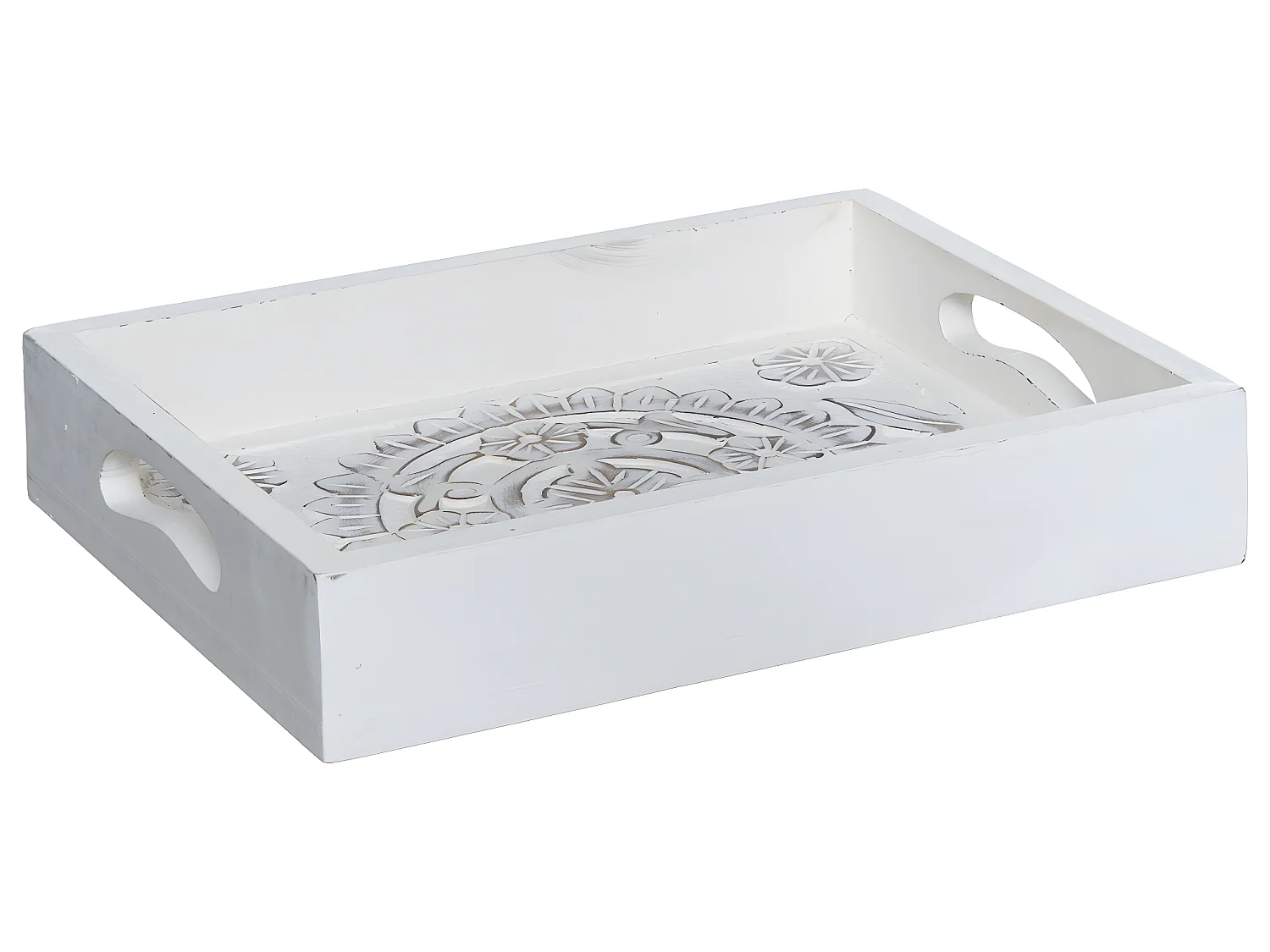 Lot de 3 Plateaux "Idylle Folk" 45cm Multicolore