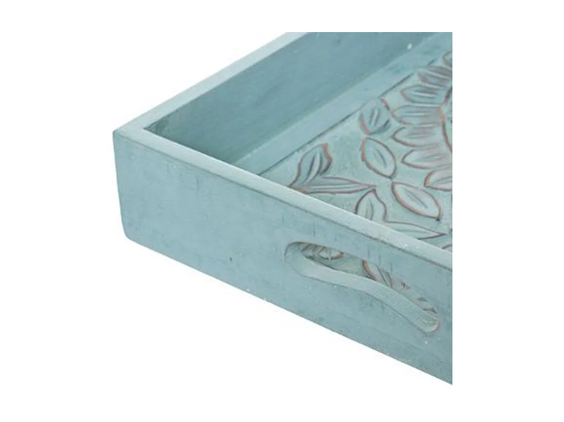 Lot de 3 Plateaux "Idylle Folk" 45cm Multicolore