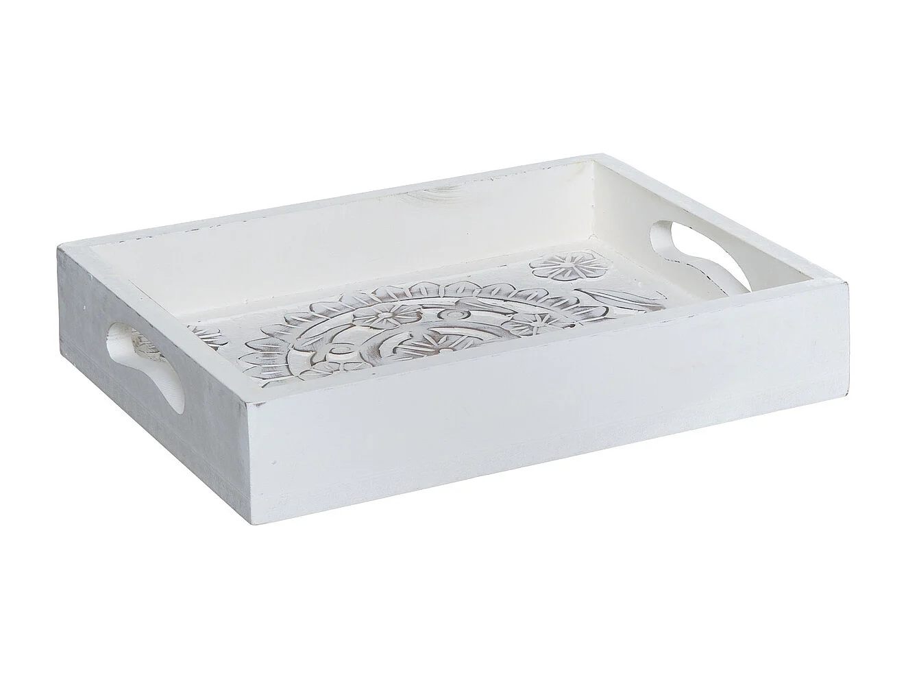 Lot de 3 Plateaux "Idylle Folk" 45cm Multicolore