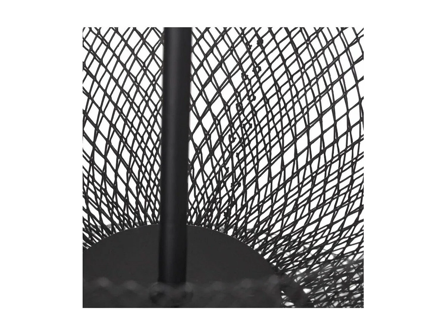 Serviteur 2 Étages en Métal "Mesh" 38cm Noir