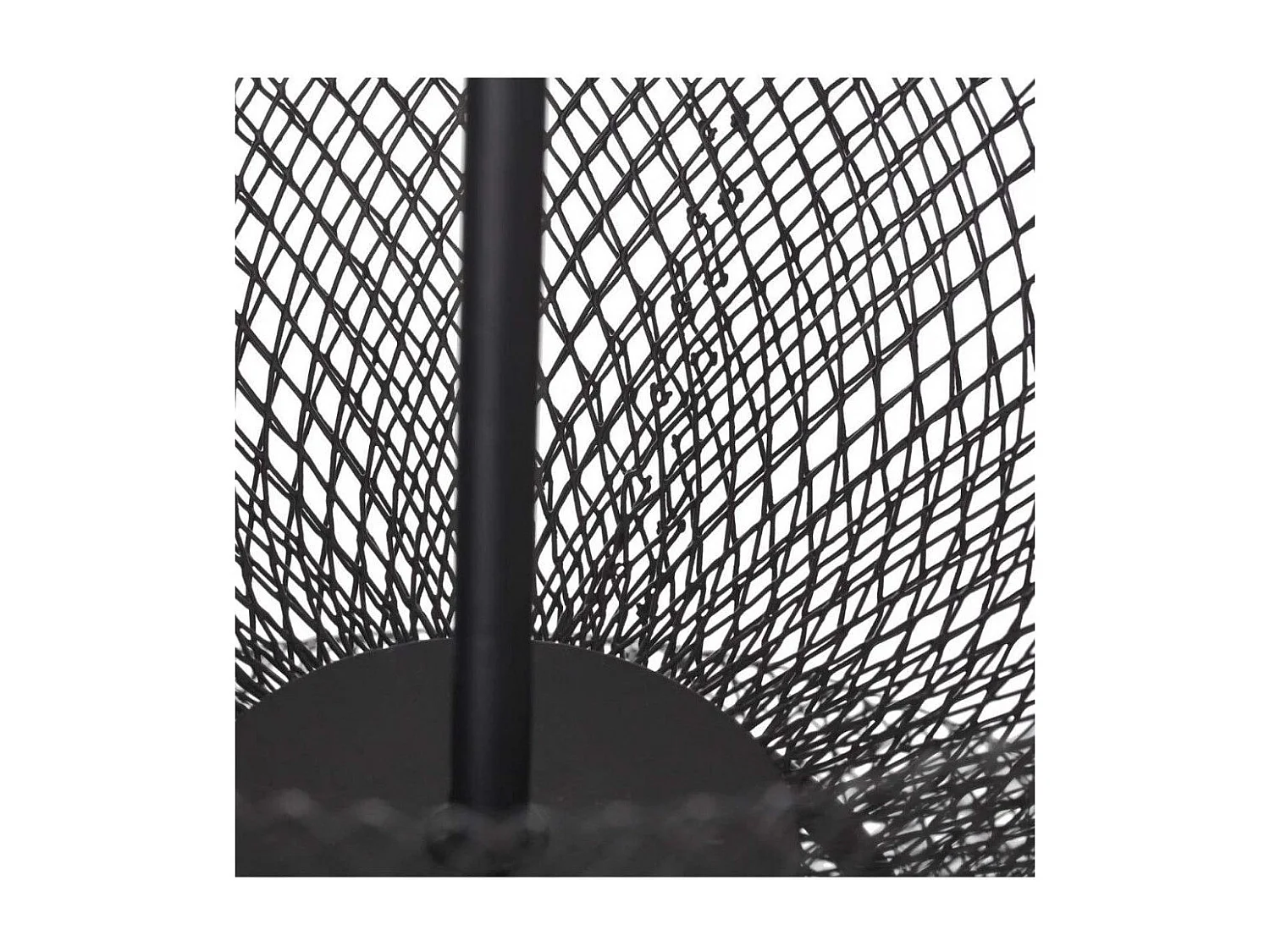 Serviteur 2 Étages en Métal "Mesh" 38cm Noir