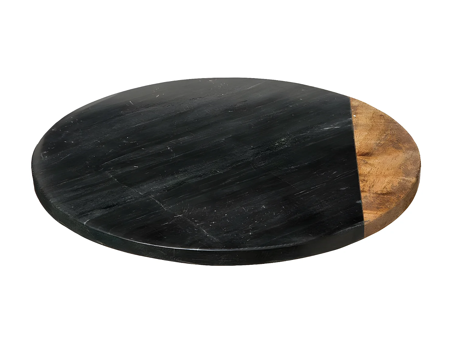 Plateau Tournant Design "Geom" 30cm Noir