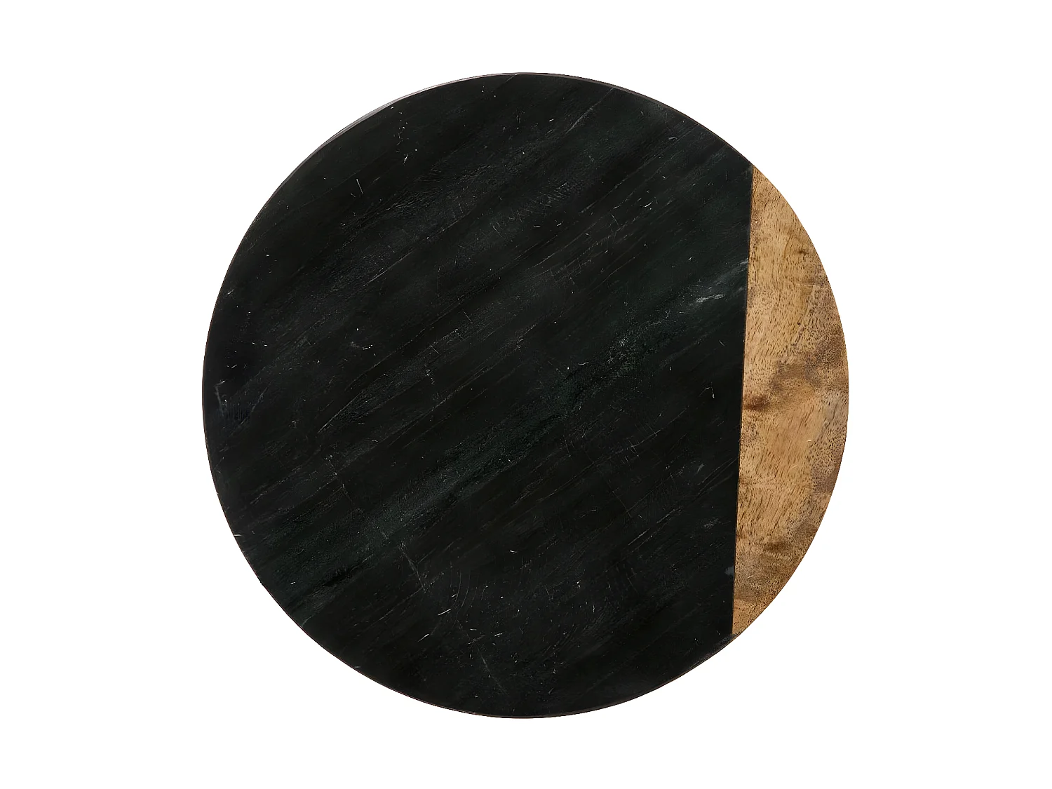 Plateau Tournant Design "Geom" 30cm Noir