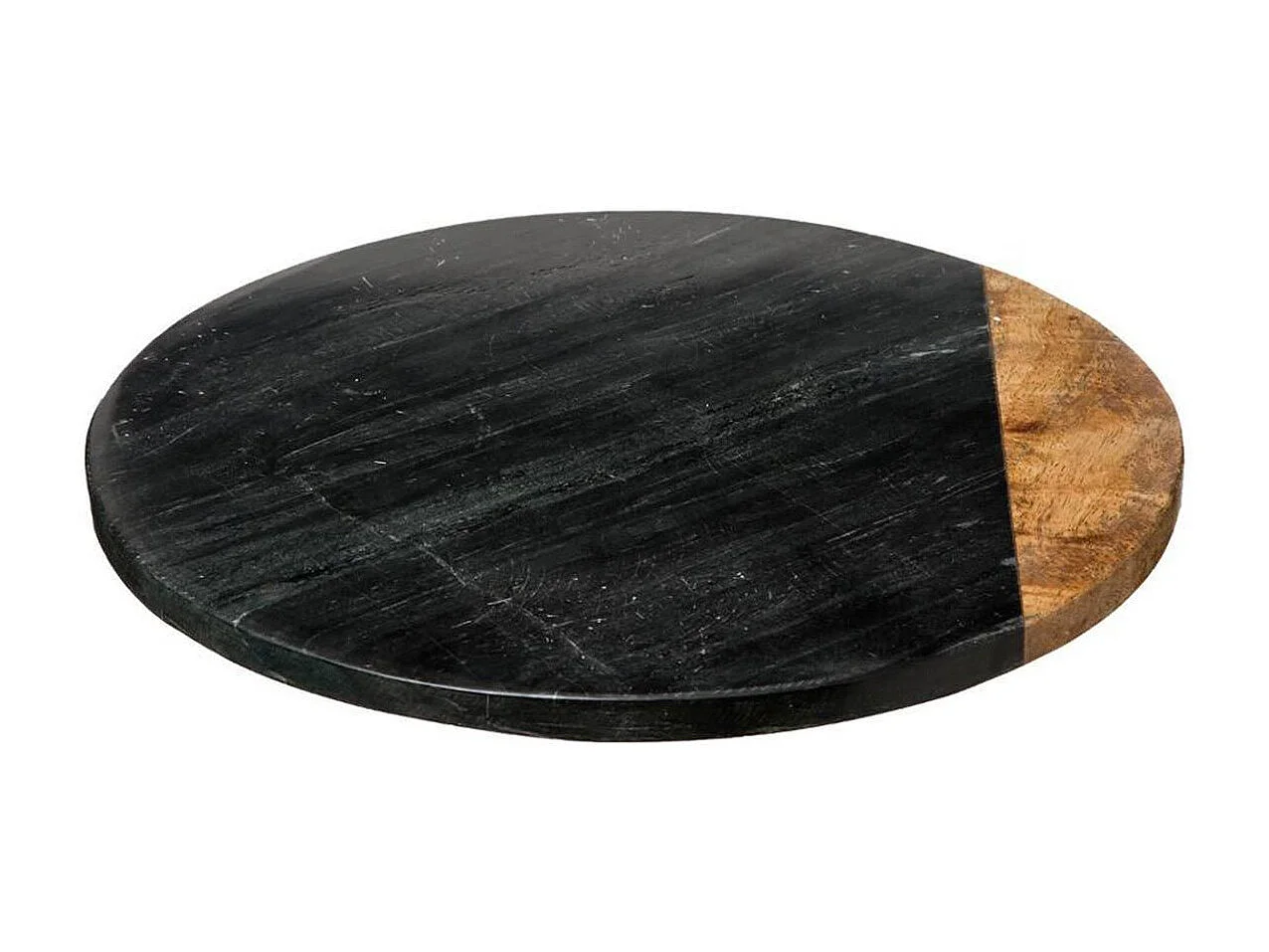 Plateau Tournant Design "Geom" 30cm Noir