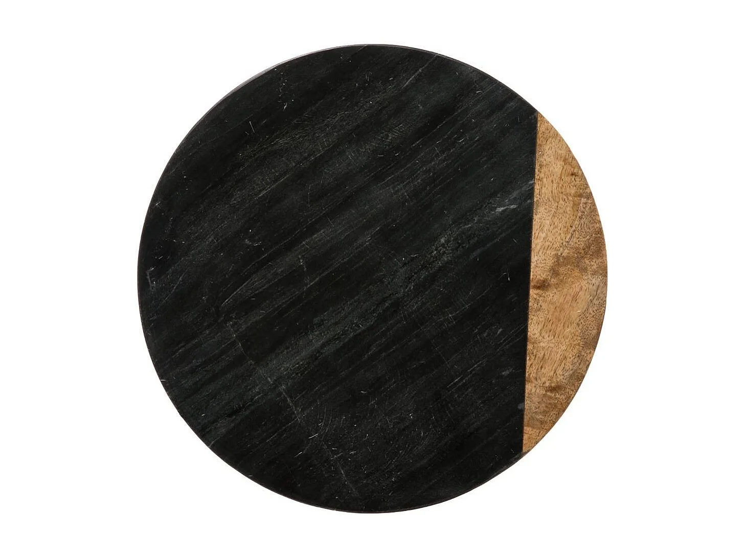 Plateau Tournant Design "Geom" 30cm Noir