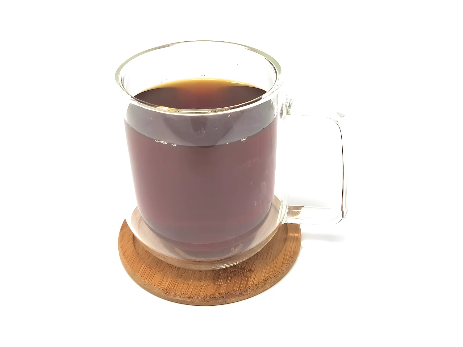 Set de 6 Dessous de Verre & Rack "Bambou" 11cm Naturel