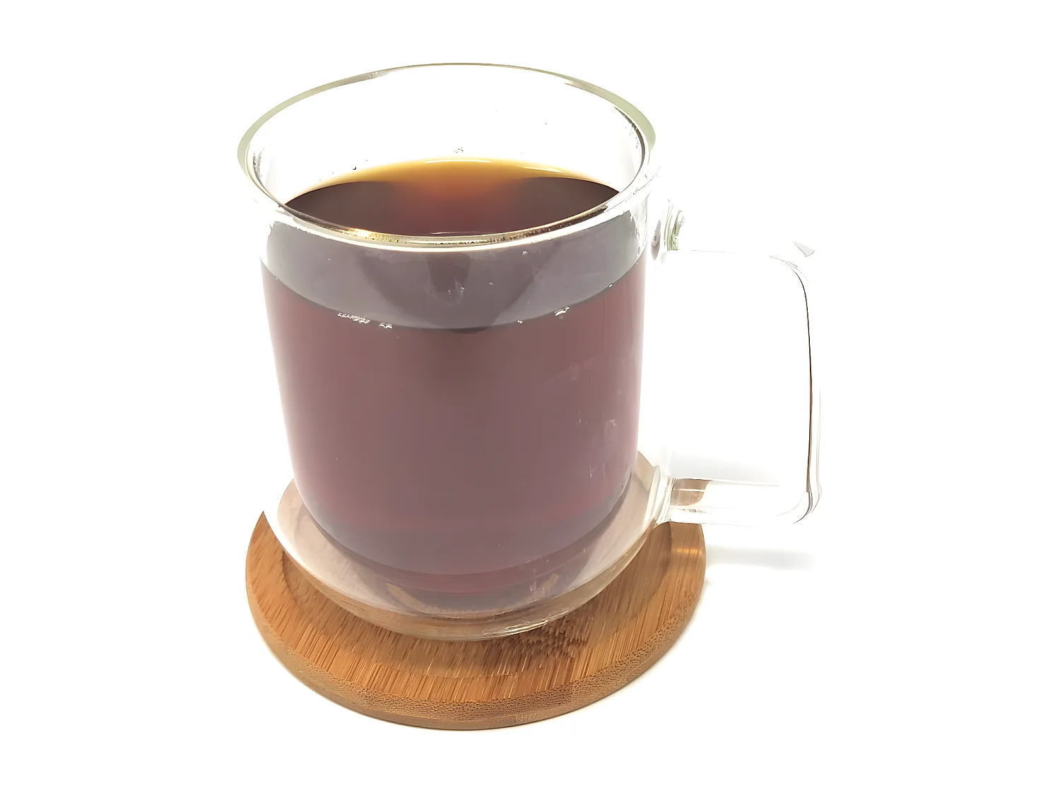 Set de 6 Dessous de Verre & Rack "Bambou" 11cm Naturel