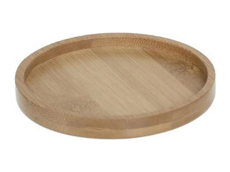 Set de 6 Dessous de Verre & Rack "Bambou" 11cm Naturel