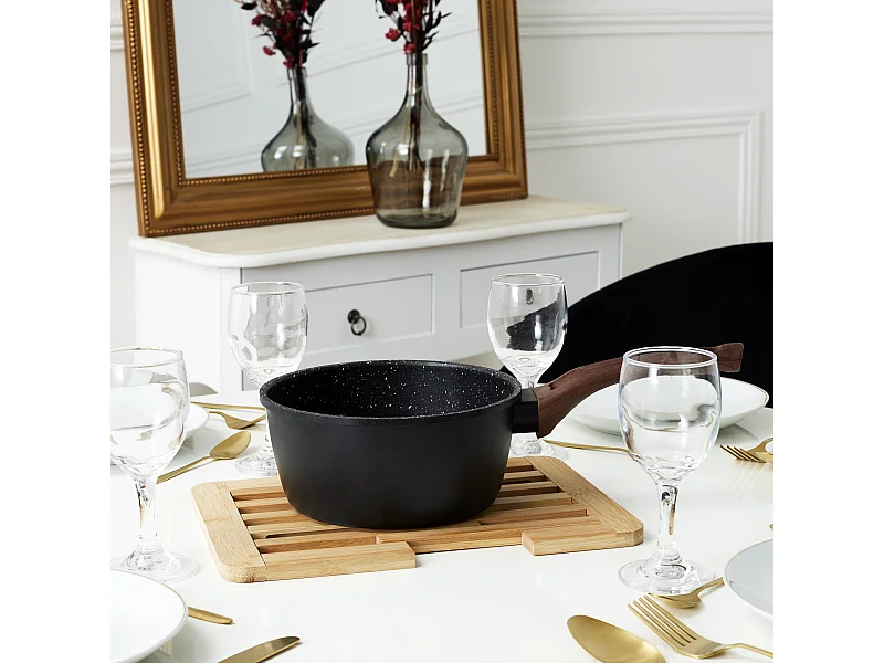 Dessous De Plat Extensible 20-30cm En Bambou Marron