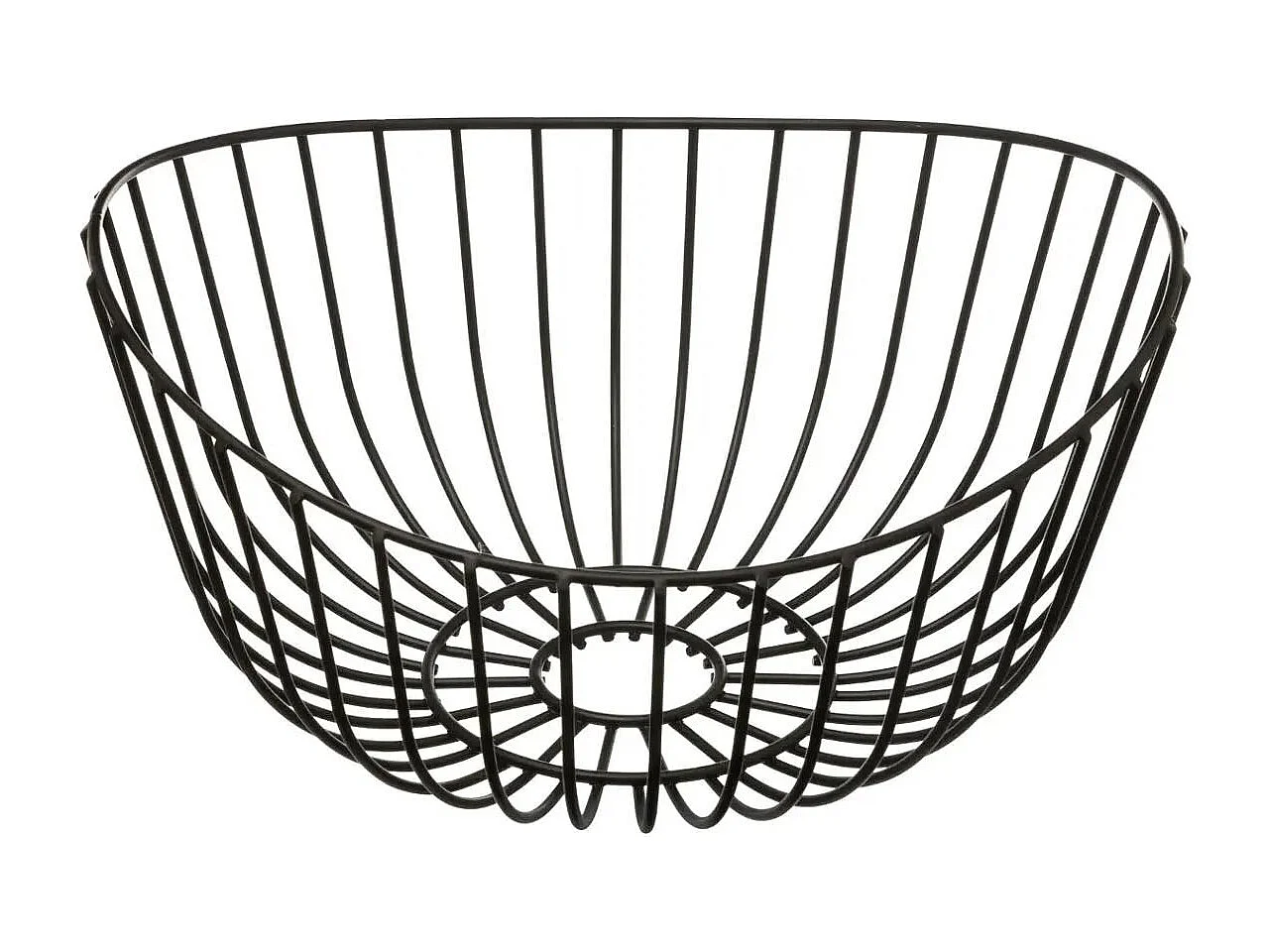 Corbeille à Fruits "Courbe" 27cm Noir