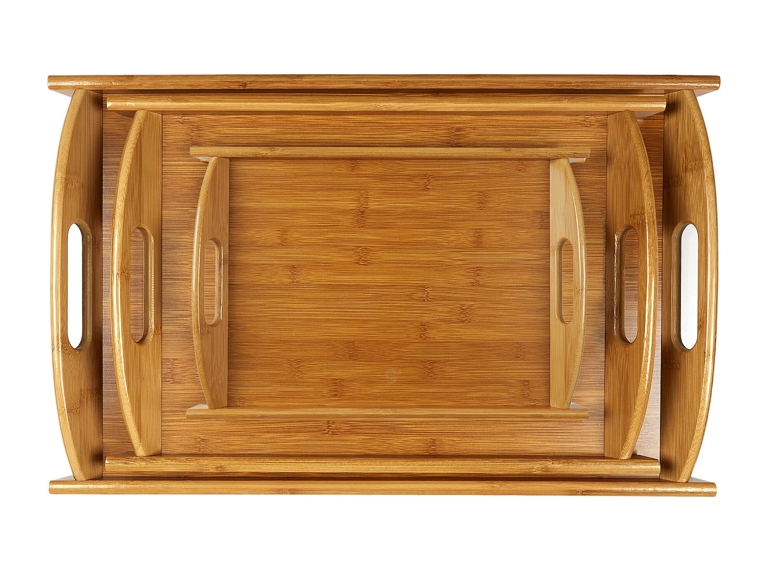 Plateau Bambou X3 Marron