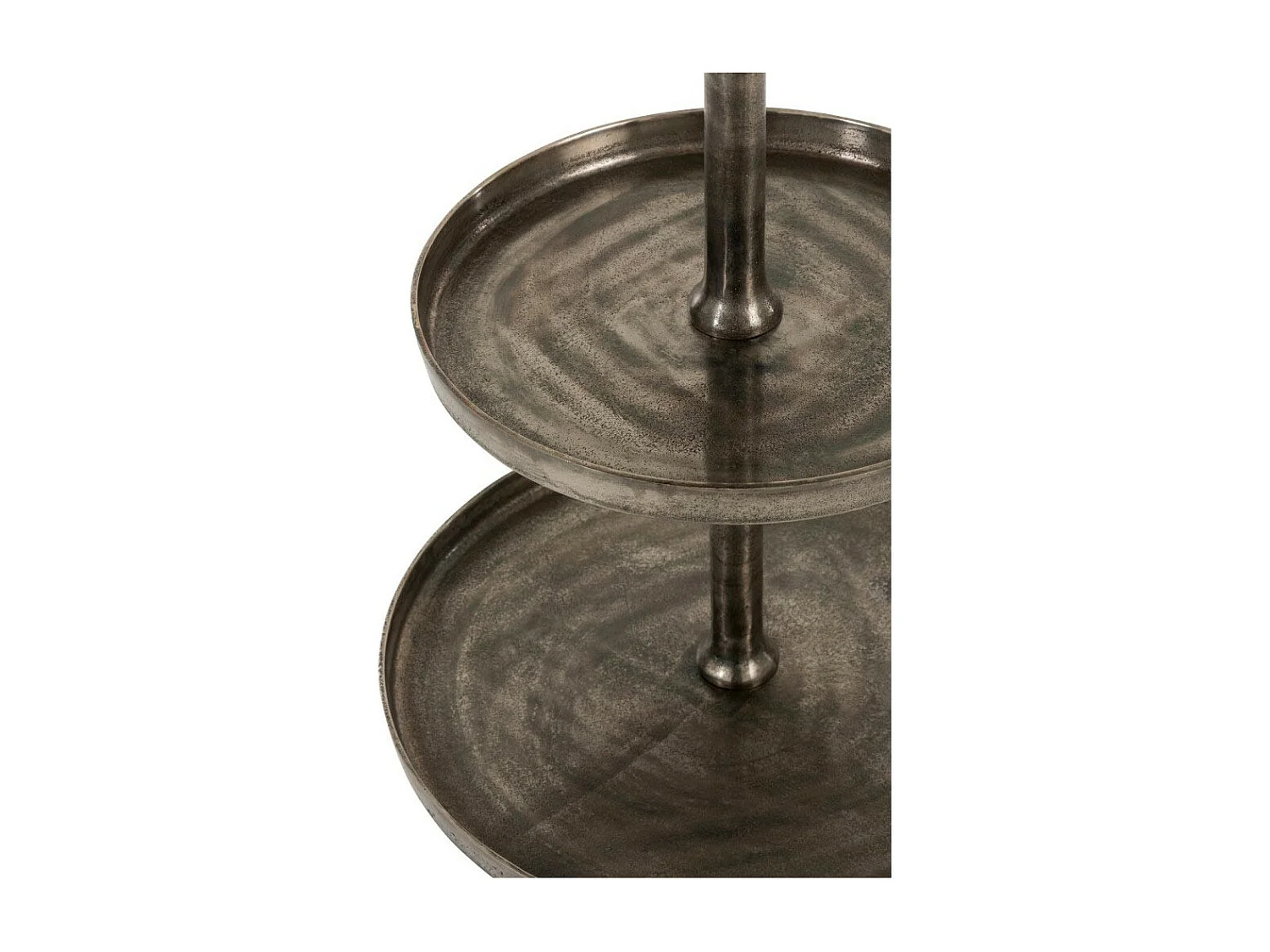 Plateau sur Pied à 3 Niveaux "Fontaine" 110cm Gris