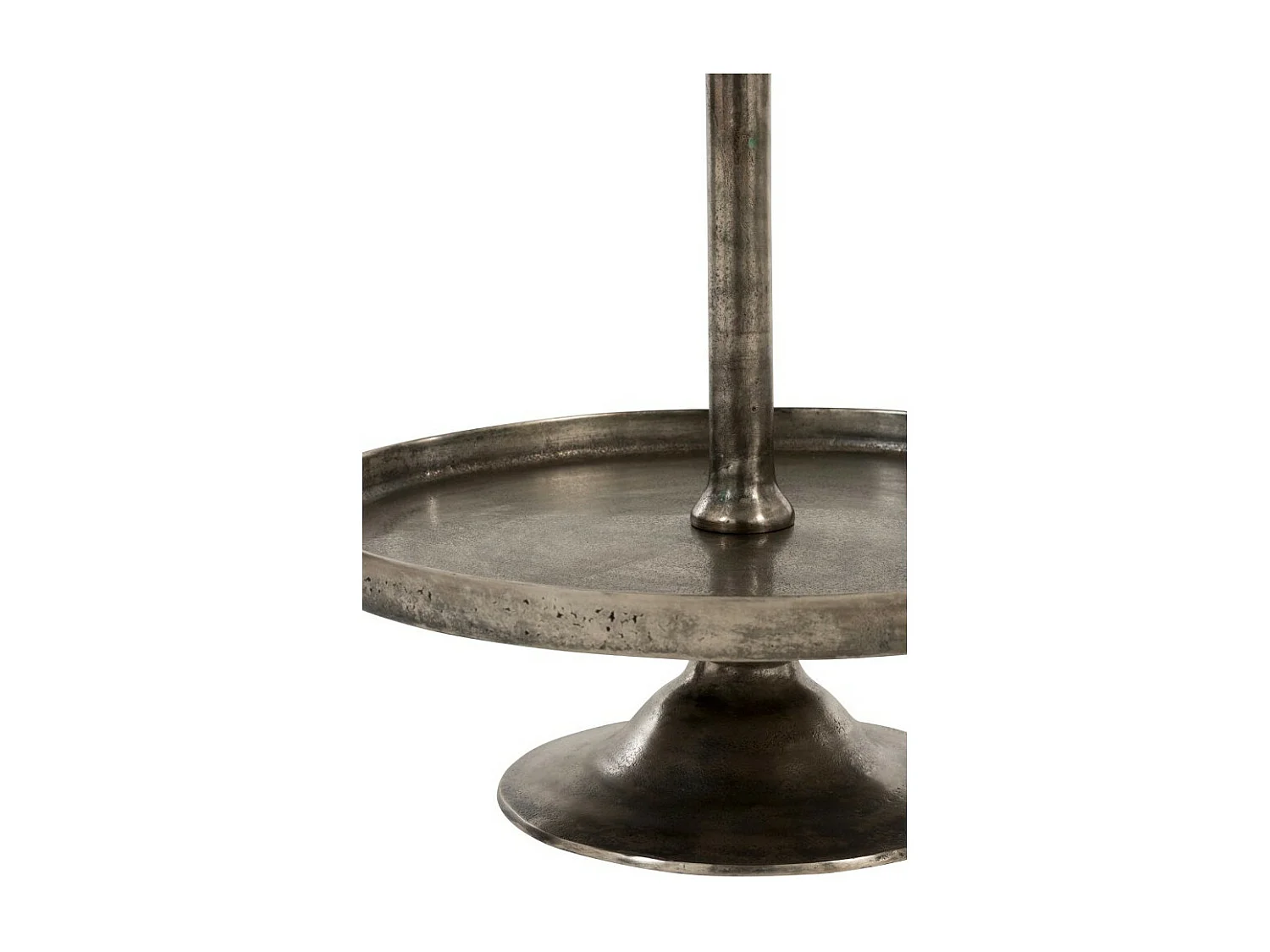 Plateau sur Pied à 3 Niveaux "Fontaine" 110cm Gris