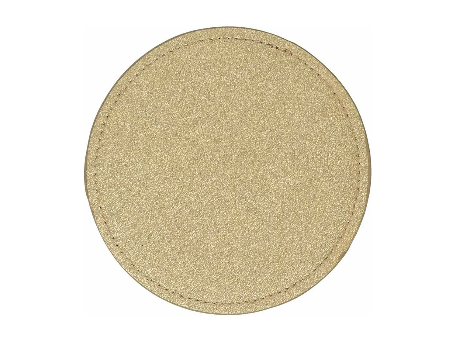 Lot de 4 Dessous de Verre Design "Lilo" 10cm Or