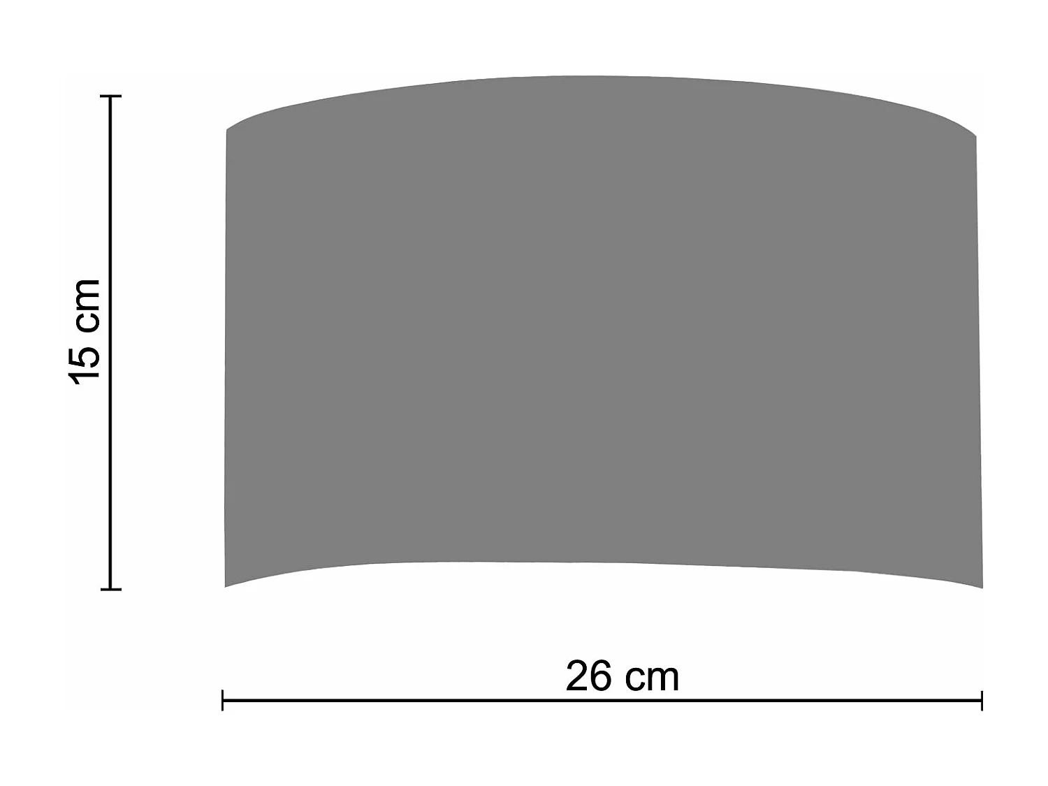 Applique 26cm. métal ivoire 10  cm.