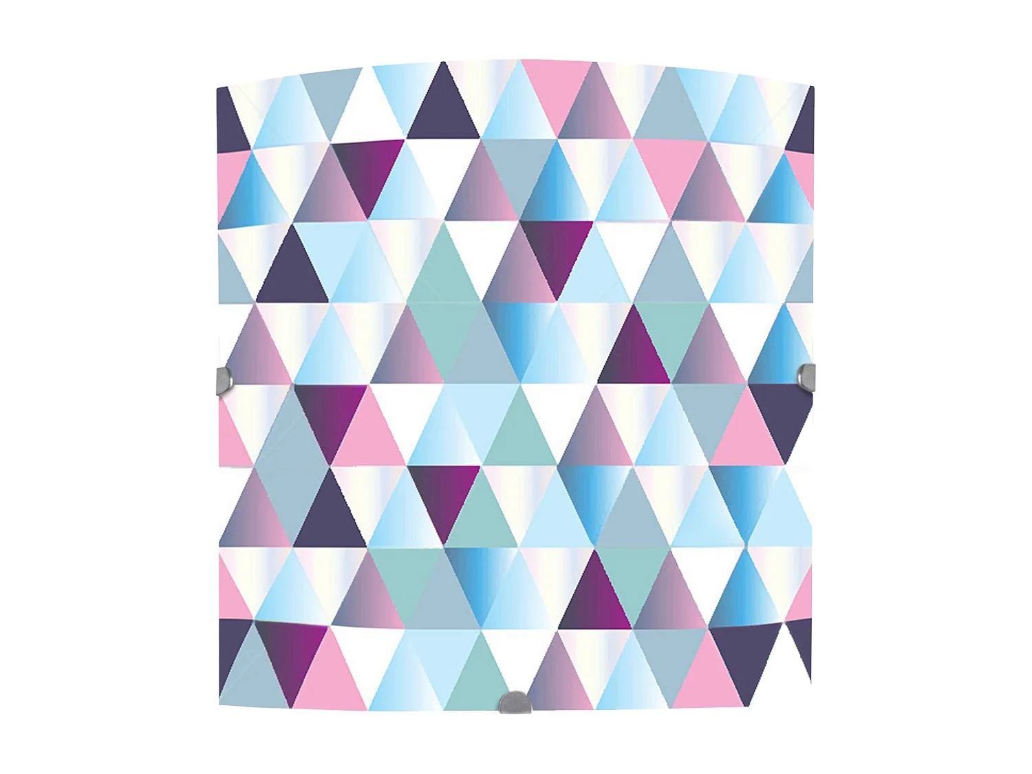 Aplique TOSEL DIAMONDS vidro quadrado colori D30 x  H10  cm