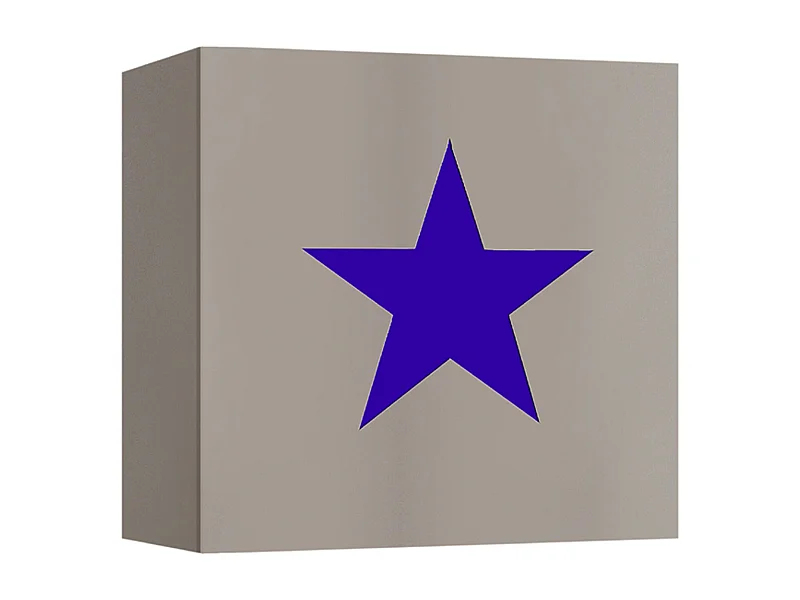 Aplique TOSEL ,metal,Gris ,A10,5xD 20x P 20cm