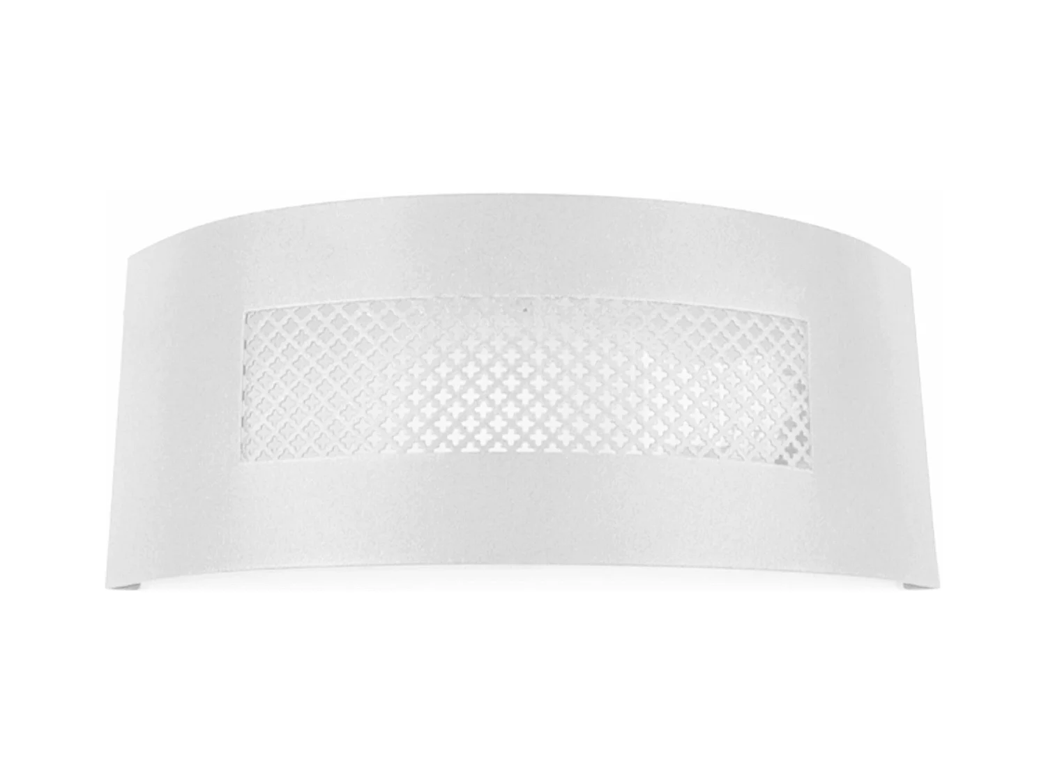 Applique métal blanc 29,5 cm.