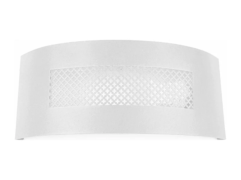 Applique métal blanc 29,5 cm.