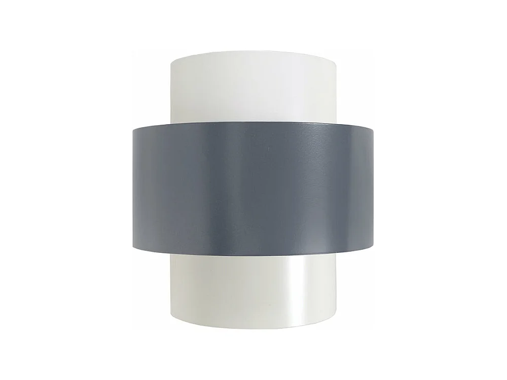 Applique métal ivoire gris 12cm.