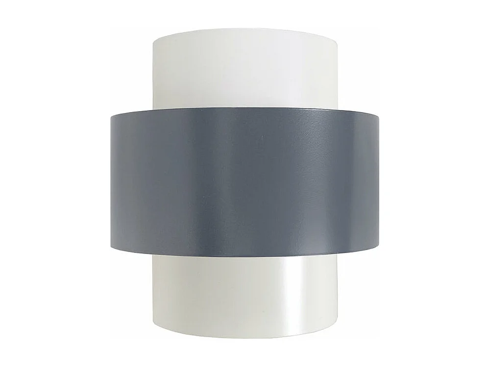 Applique métal ivoire gris 12cm.