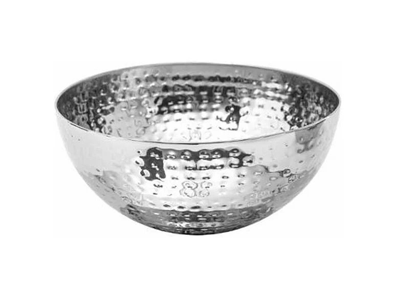Saladier en Inox "Martelé" 29cm Argent