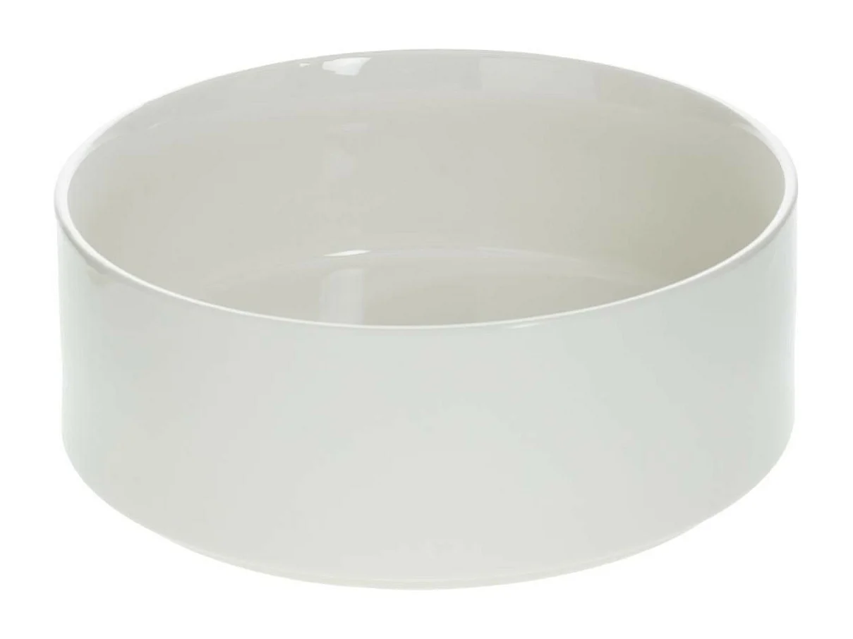 Saladier Bambou & Faïence "Crea" 28cm Blanc