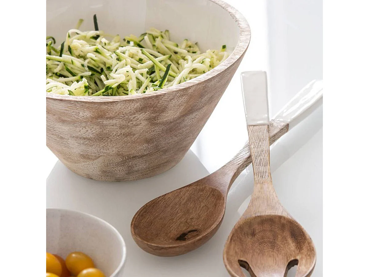 Saladier Déco en Bois "Manguier" 23cm Naturel