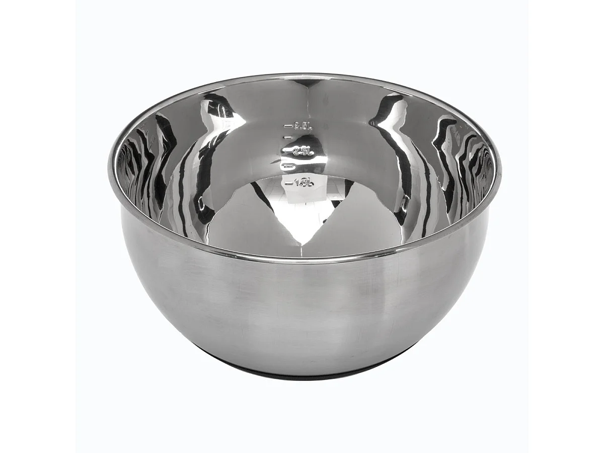 Essoreuse à Salade en Inox "Levier" 3,5L Argent